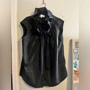 Black Kate hewko draw string blouse